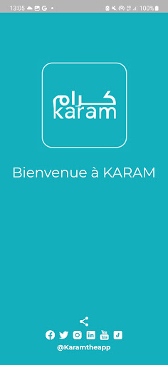 Android application KARAM screenshort