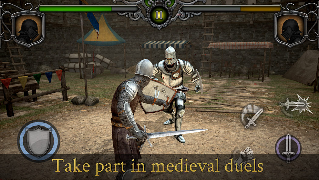 Knights Fight: Medieval Arena 1.0.22 APK + Mod (Unlimited money) untuk android
