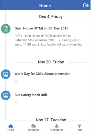 Android application Dikshant Global School screenshort
