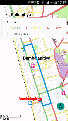Android application CONSTANTINE ALGERIA MAP screenshort
