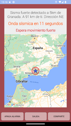Sismo Detector screenshot 1