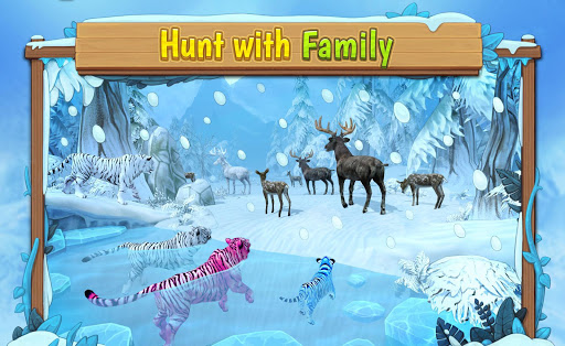 Télécharger White Tiger Family Sim Online - Animal Simulator APK MOD (Astuce) screenshots 3