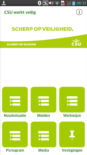 Android application CSU werkt veilig screenshort