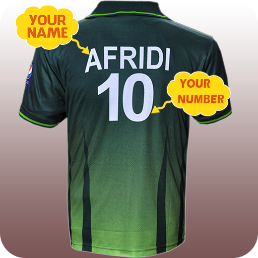 cricket t shirt with name and number