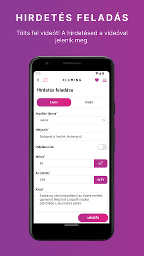 Android application Kleming screenshort