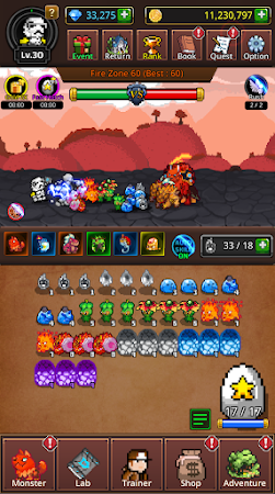 Game screenshot マージモンマスターを成長させる mod apk