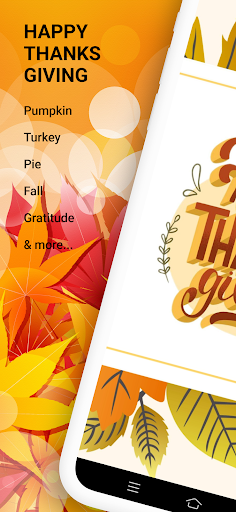 Android application Greeting Card Thanksgiving Day screenshort