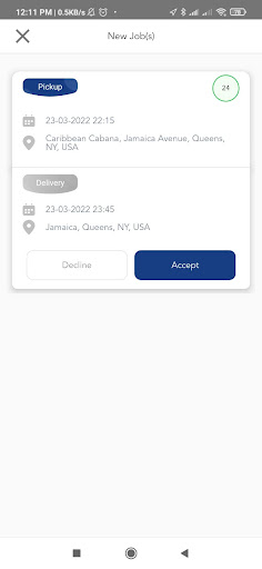 TopChoice Delivery Services Screen 2