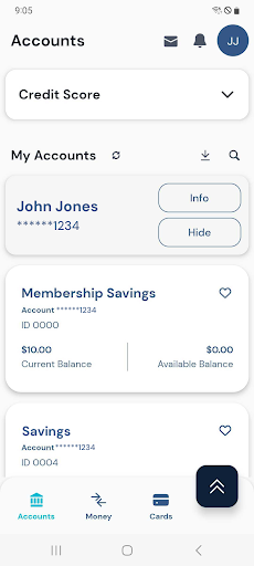 ProFed Digital Banking Screen 2