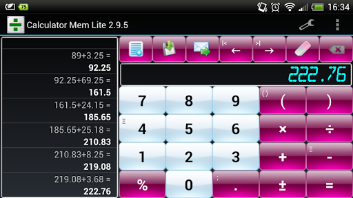CalcMem Pro Screenshot 2 - AppWisp.com