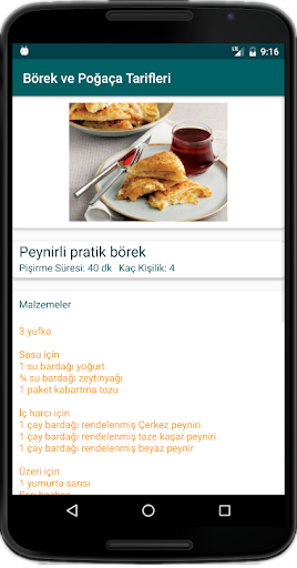 Börek ve Poğaça Tarifleri Screenshot 4 - AppWisp.com