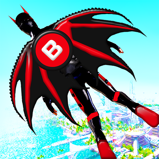 Flying Bat SuperHero Fight 3D
