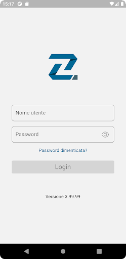 Android application Zangrillo B2B screenshort