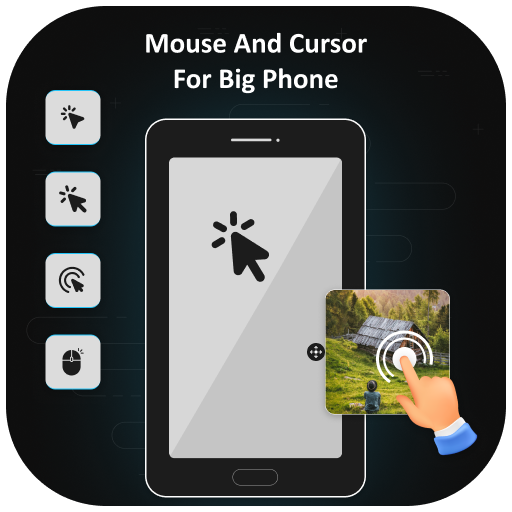 Mouse & Cursor For Big Phone Logo