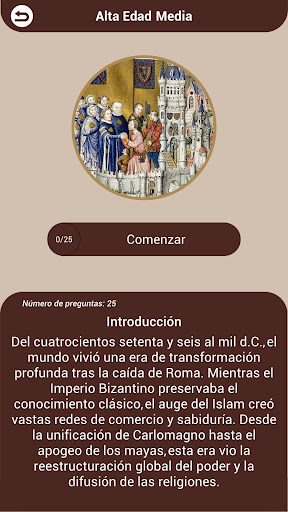 GuessHistory: Quiz de Historia Captura de Pantalla del Juego Android 2