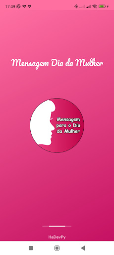 Android application Mensagem para o Dia da Mulhers screenshort