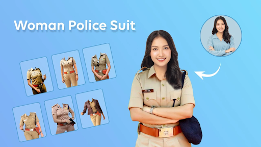Screenshot of Police Photo Suit Maker