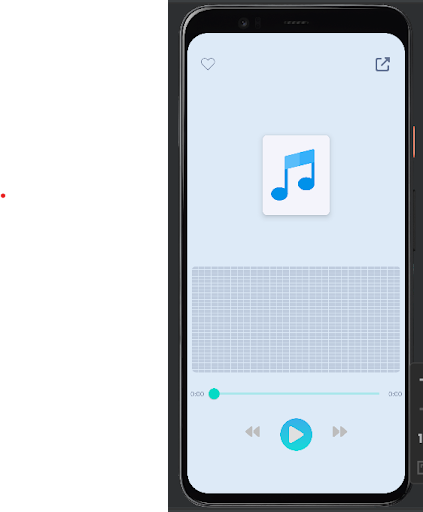Android application Mp3 Player screenshort