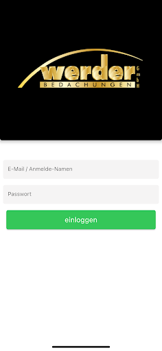 Android application Werder Bedachungen screenshort