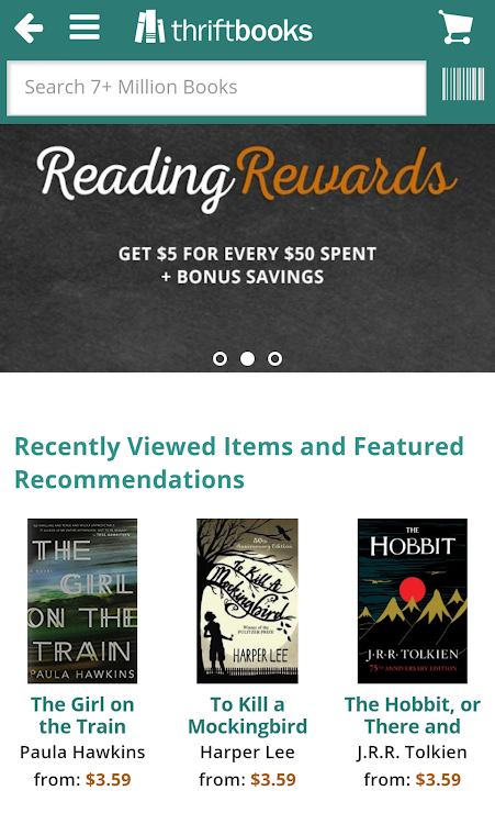 ThriftBooks: New & Used Books - 1.4.3 - (Android)