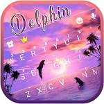 Dolphin Sunset Keyboard Theme Apk