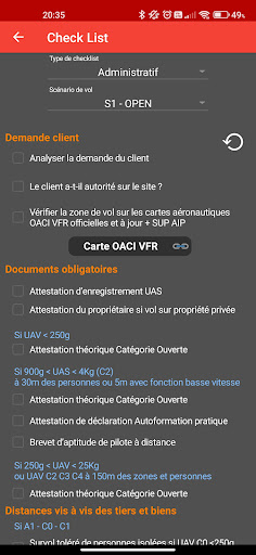 UAV Management Screen 3