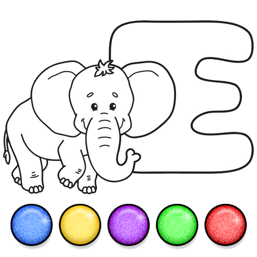 Get Learn Alphabets Coloring Book With Glitter for Android Aso Report