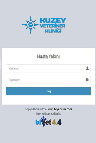 Android application Kuzey Veteriner Kliniği screenshort