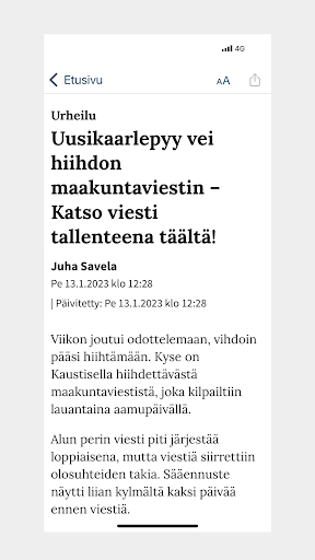 Lestijoki-lehti Screen 3