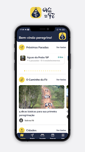 Android application Vai na fé screenshort