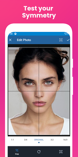Android application Face Symmetry:nobody's perfect screenshort