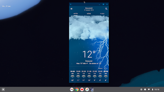 Prognoza meteo: Cer senin Screenshot