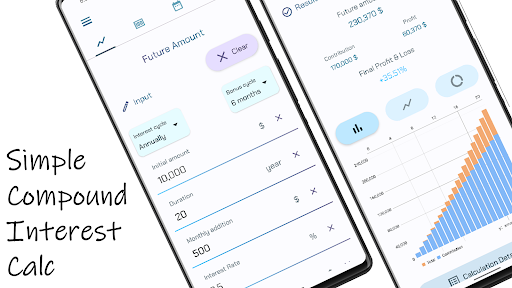 Android application Easy Compound Interest Calc screenshort
