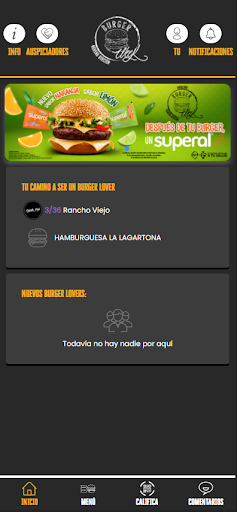 Android application Burger Week Bolivia screenshort