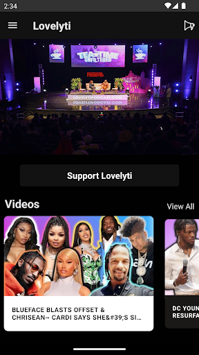 Android application Lovelyti screenshort