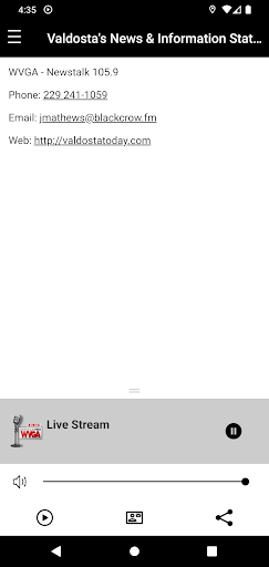 Android application WVGA Live screenshort