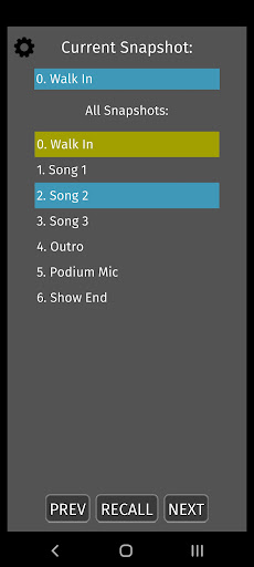 mRecall Screen 2