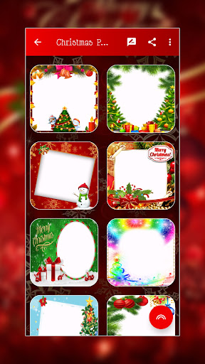Android application Christmas Photo Frames : Santa screenshort