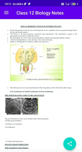 Class 12 Biology Notes Screen 2