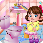 Doll House Bathroom Cleaning