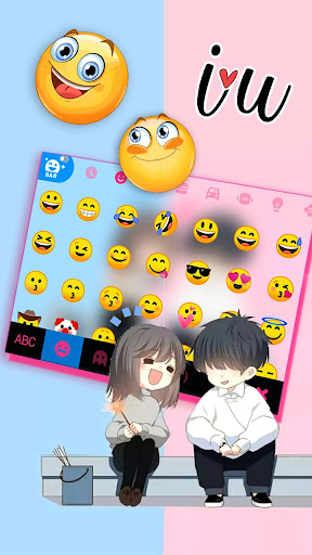 Couple First Love Keyboard The Screen 3