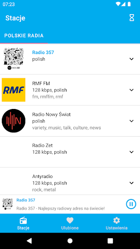 Android application Poland Radio Stations screenshort