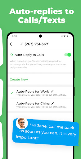 Screenshot of OnPhone - Second Phone Number