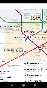 Карта Метро Санкт-Петербурга