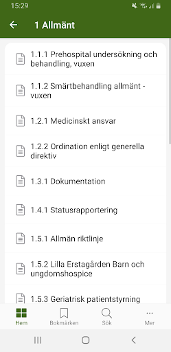 Prehospitalt kunskapsstöd Screen 3