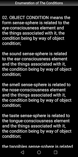 Enumeration of The Conditions Screen 3