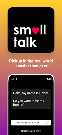 Android application Small Talk - Pickup assistant screenshort