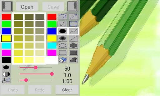 Android application ColPen screenshort