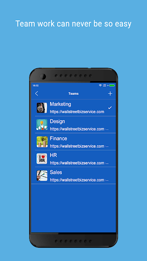 Android application Cordchat - Enterprise screenshort