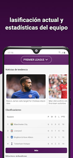 Vista previa de la aplicación